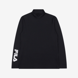 Fila Golf Turtleneck - Miesten T Paita - Mustat | FI-76400